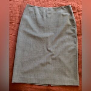 Theory Slim Pencil Skirt in Houndstooth Stretch Wool - Sz 6